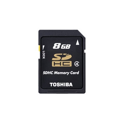 Toshiba Micro Sdhc 8gb Clase 4 Con Adaptador Sd